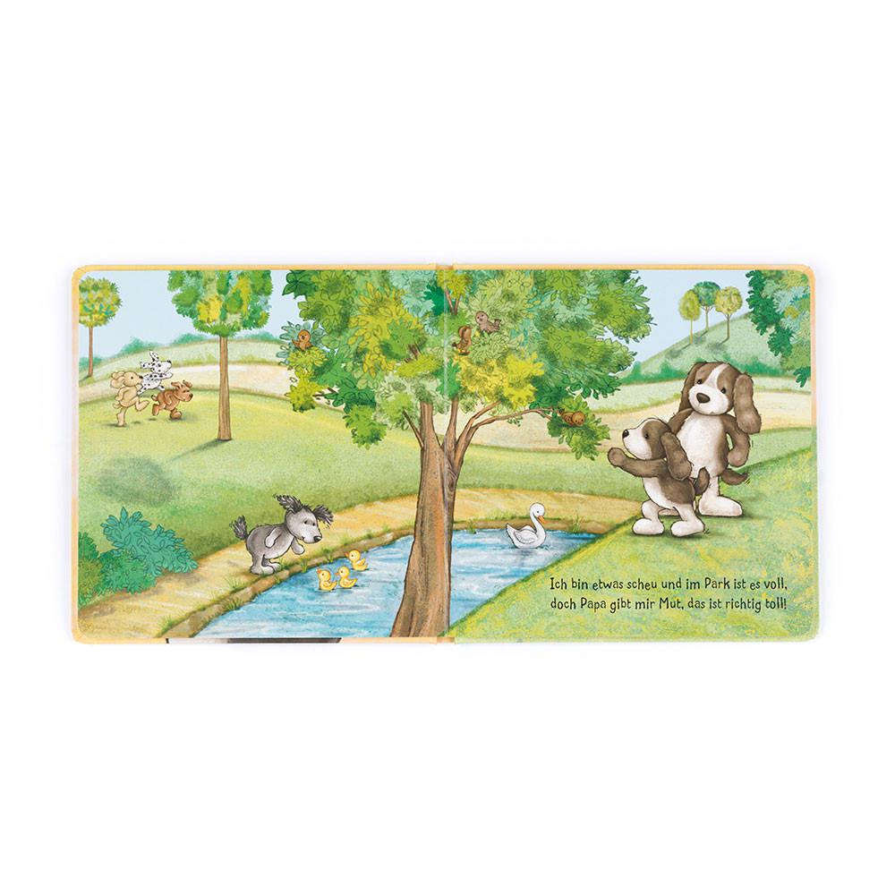 Jellycat Hündchen Schnuck und sein Papa Buch 21cm x 21cm x 2cm Baby & Books Braun | Deutschland  452-BKVLZX