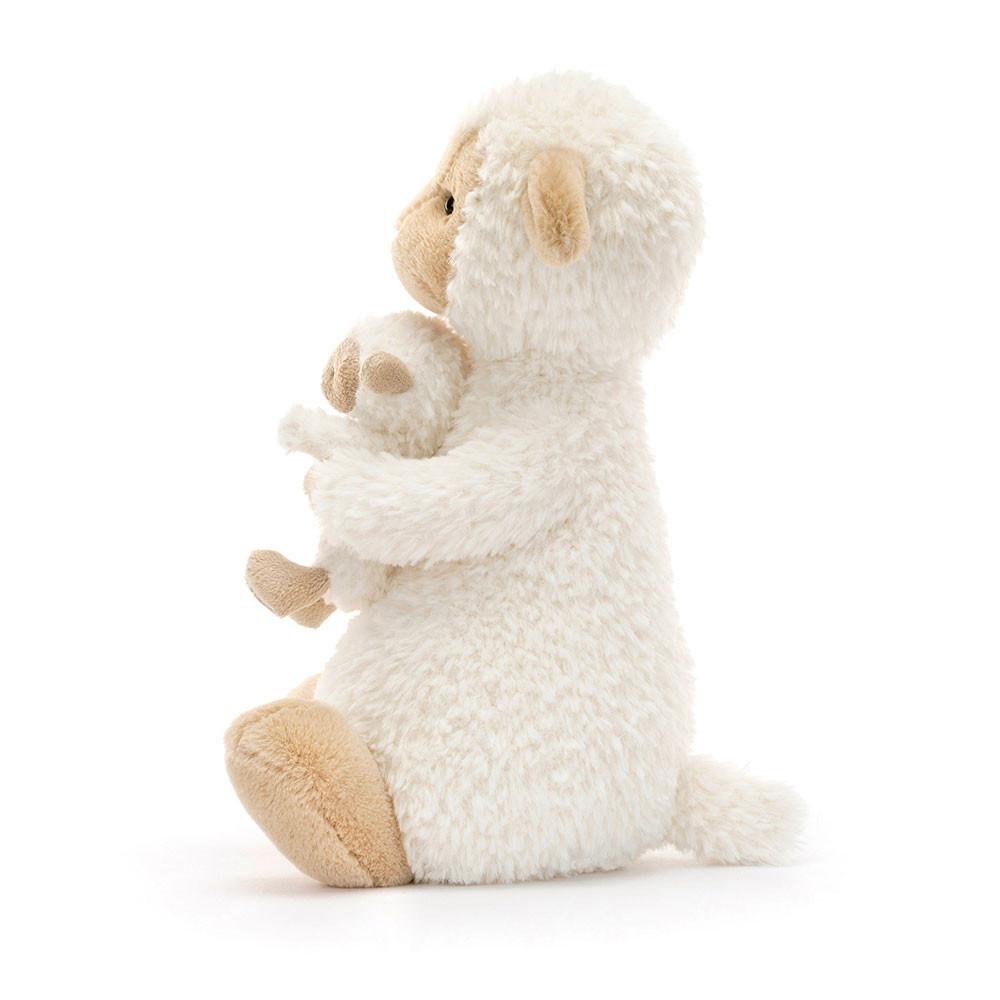 Jellycat Huddles Sheep 10.2in x 5.5in x 3.9in Animals Weiß | Deutschland  368-PVIMDW