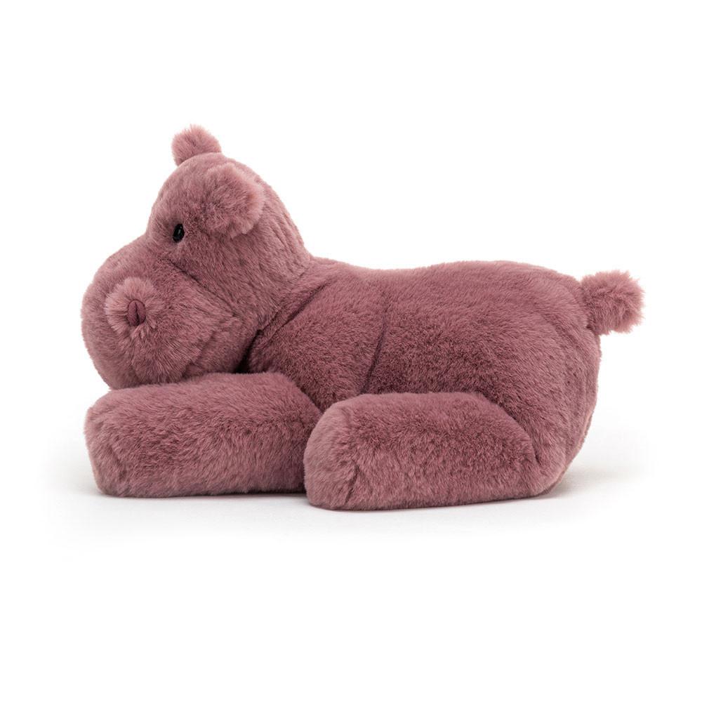 Jellycat Huggady Hippo 14cm x 20cm x 23cm Animals Rosa | Deutschland  578-FLGIUZ