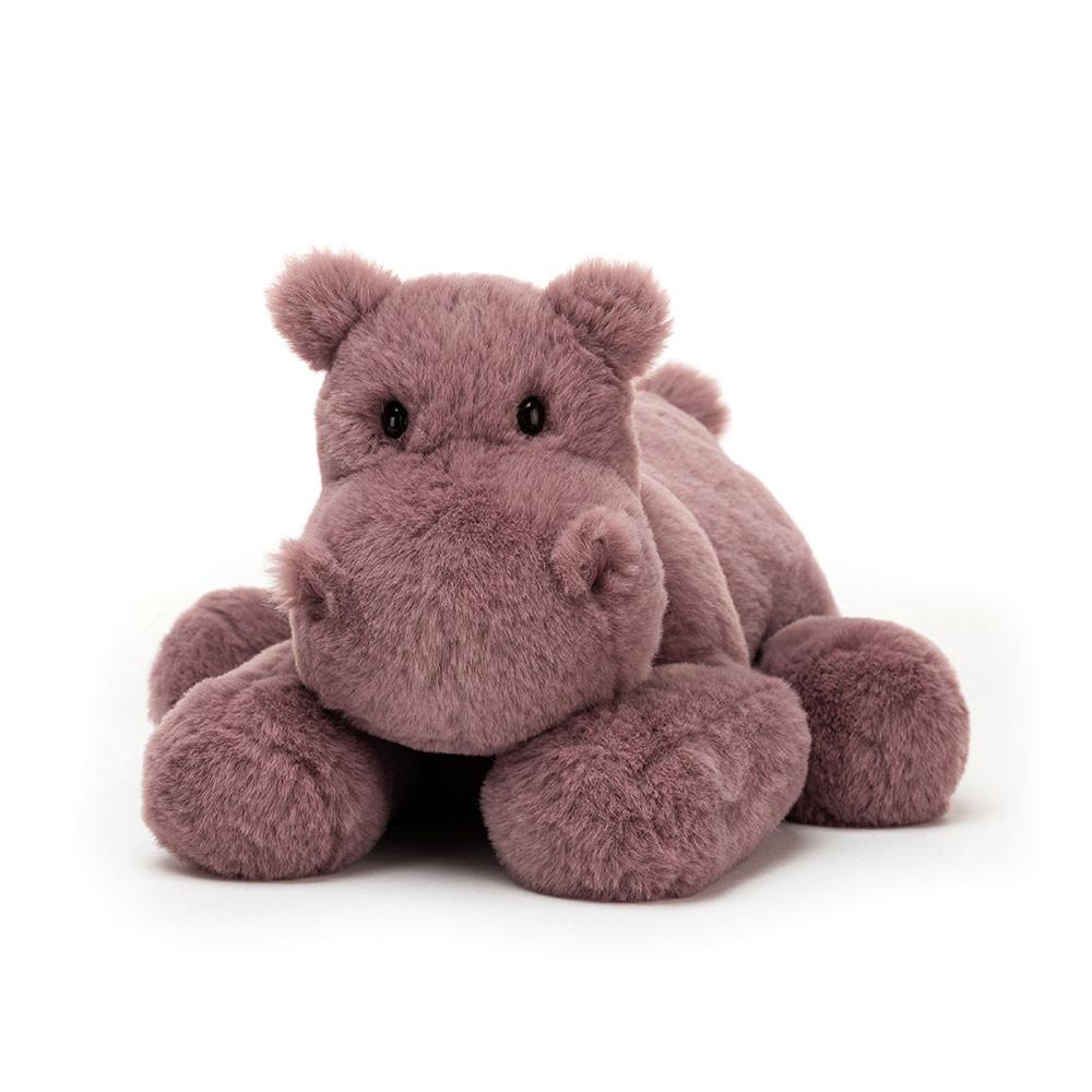 Jellycat Huggady Hippo 14cm x 20cm x 23cm Animals Rosa | Deutschland  578-FLGIUZ