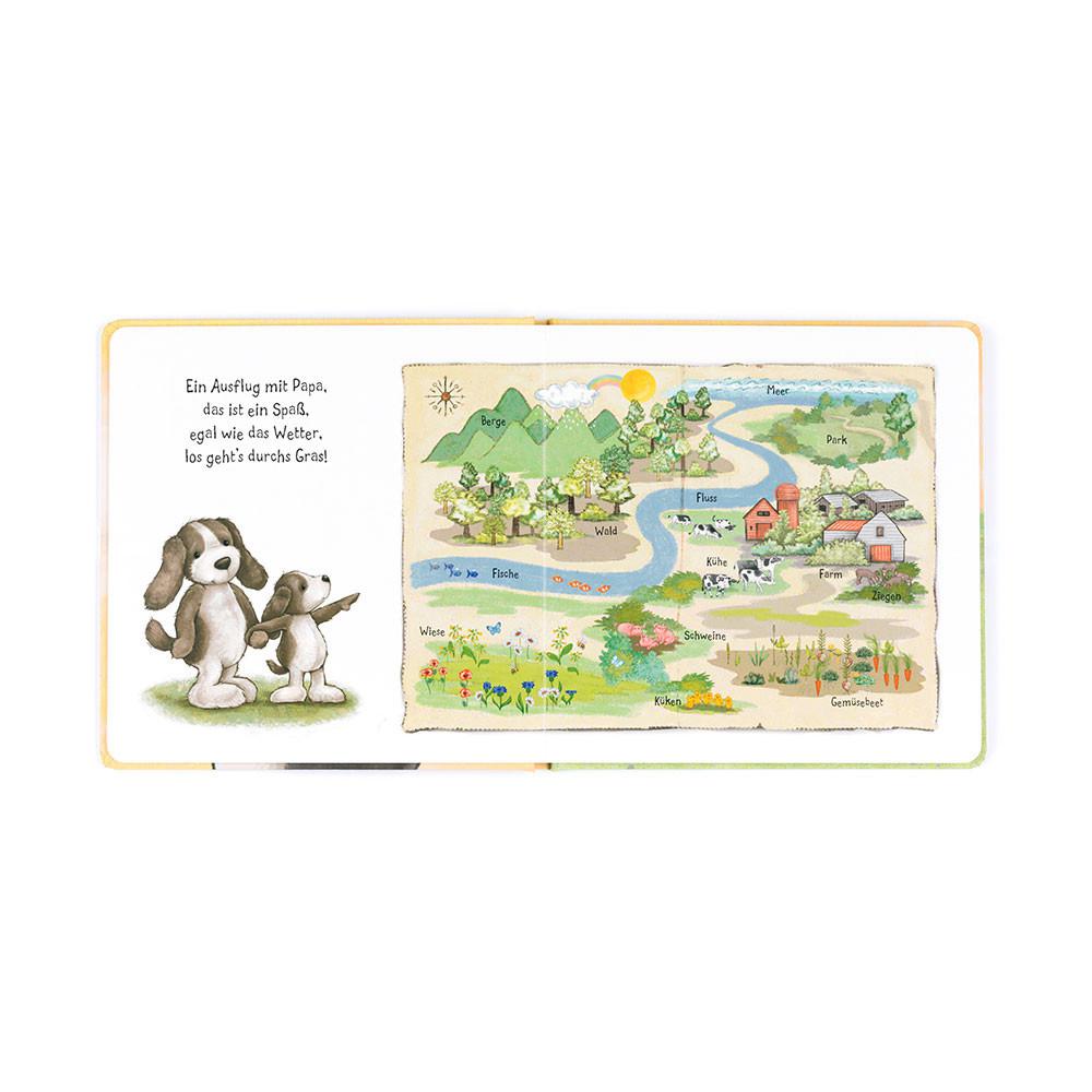 Jellycat Hundchen Schnuck Und Sein Papa Buch and Bashful Fudge Puppy Medium Discover Braun | Deutschland  467-ITNCGO