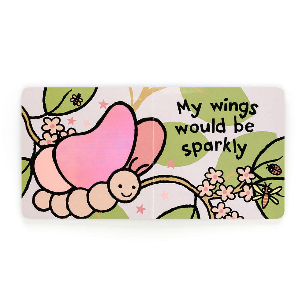 Jellycat If I Were A Butterfly Board Book 15cm x 15cm x 2cm Baby & Books Rosa | Deutschland  518-HQPUMF