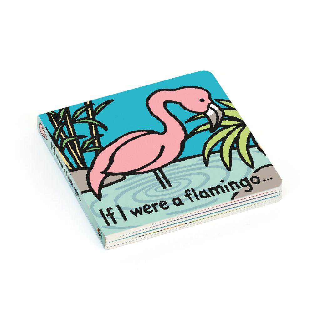 Jellycat If I Were A Flamingo Board Book 15cm x 15cm x 2cm Baby & Books Rosa | Deutschland  647-RVAQHL