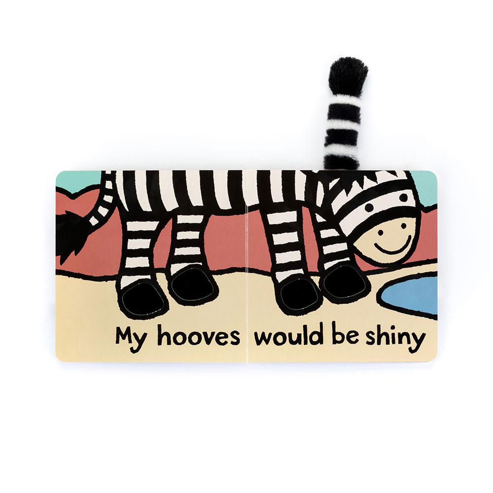 Jellycat If I Were A Zebra Board Book and Bashful Zebra Medium Baby & Books Weiß | Deutschland  793-DKBOJW