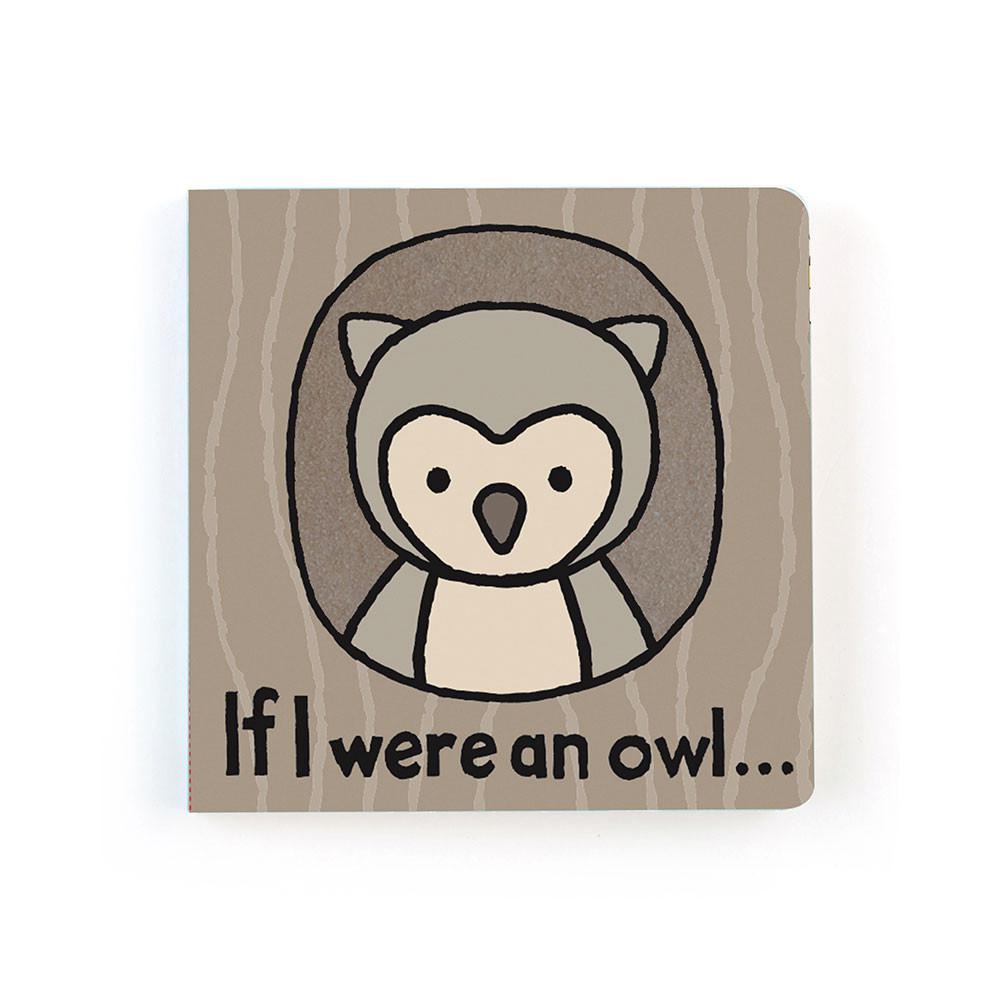 Jellycat If I Were An Owl Book 15cm x 15cm x 2cm Baby & Books Grau | Deutschland  312-RABYNS