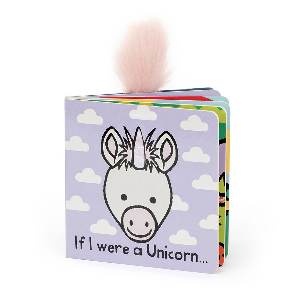 Jellycat If I Were a Unicorn Board Book 15cm x 15cm x 2cm Baby & Books Lila | Deutschland  376-PXIRCM