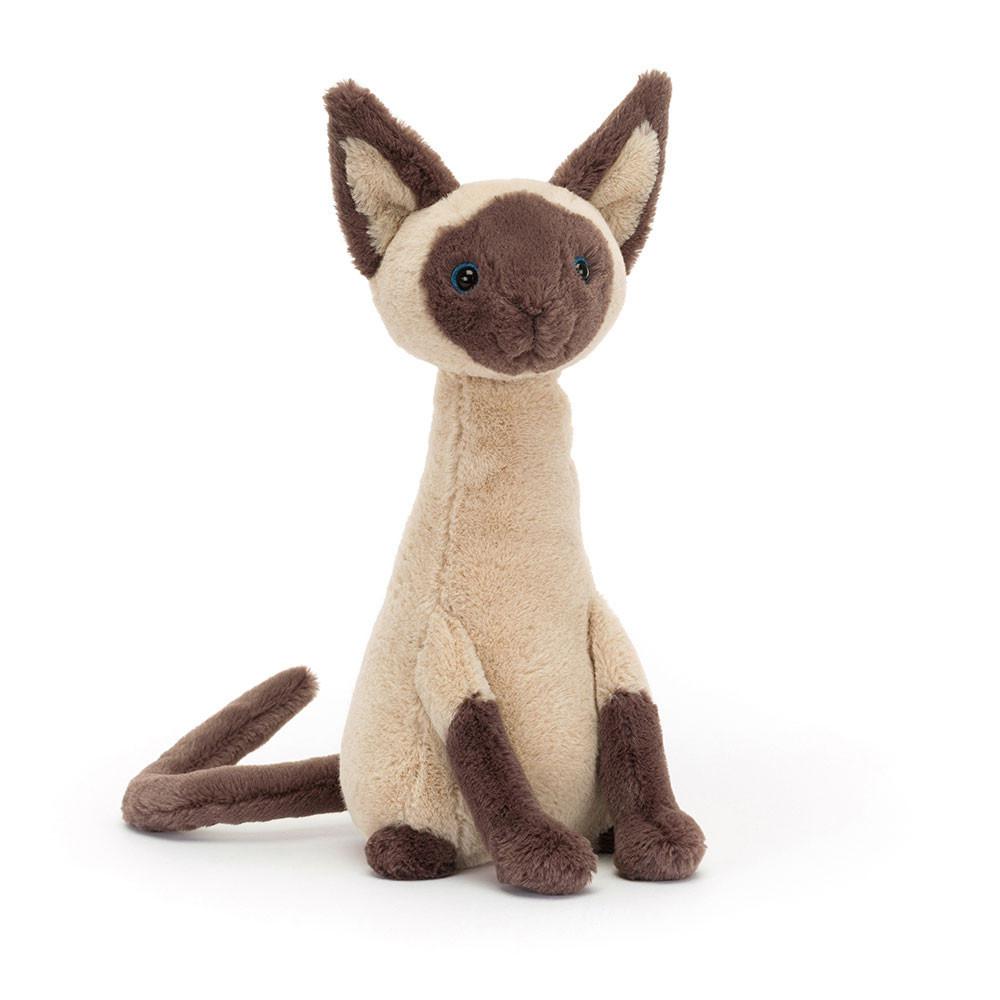 Jellycat Iris Siamese Cat 10.6in x 4.7in x 5.1in Animals Braun | Deutschland  056-KYUBHJ
