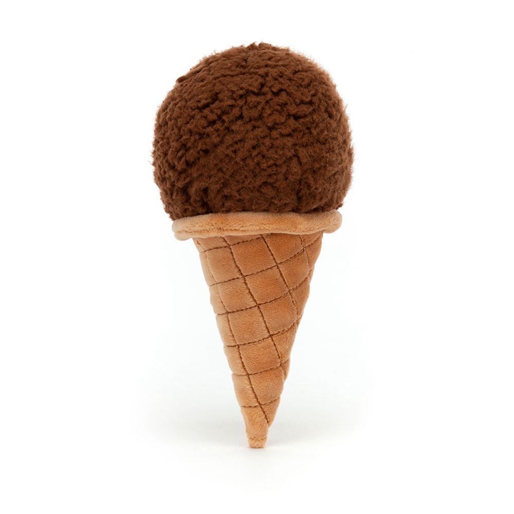 Jellycat Irresistible Ice Cream Chocolate 17cm x 8cm x 7cm Amuseables Braun | Deutschland  938-YTBGKQ