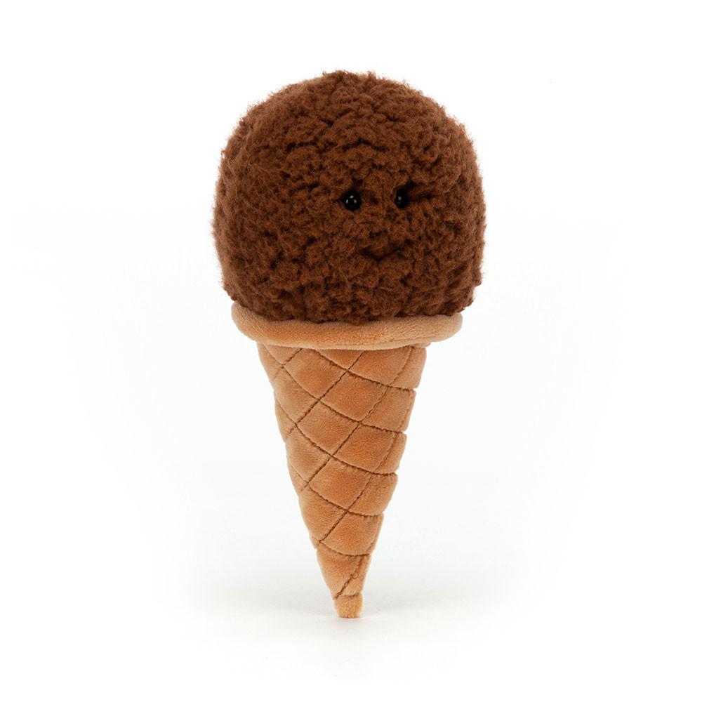 Jellycat Irresistible Ice Cream Chocolate 17cm x 8cm x 7cm Amuseables Braun | Deutschland  938-YTBGKQ