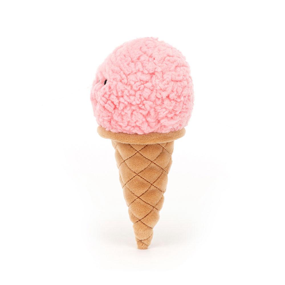 Jellycat Irresistible Ice Cream Strawberry 17cm x 8cm x 7cm Amuseables Rosa | Deutschland  410-JZUPKB
