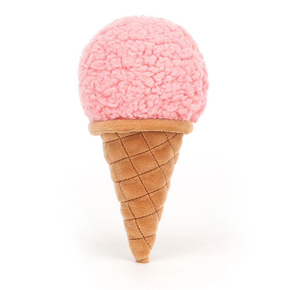 Jellycat Irresistible Ice Cream Strawberry 17cm x 8cm x 7cm Amuseables Rosa | Deutschland  410-JZUPKB