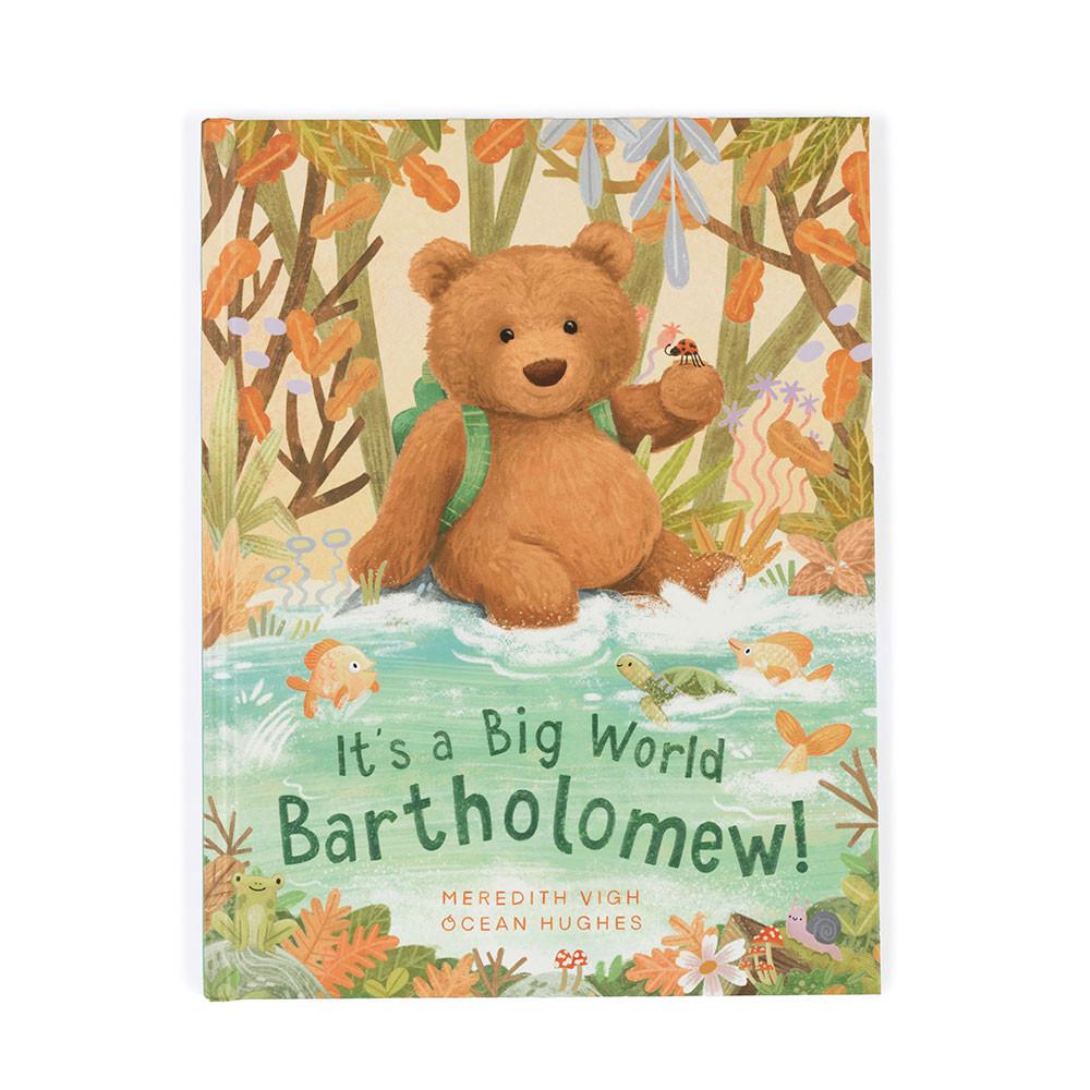 Jellycat It\'s a Big World Bartholomew Book 29cm x 22cm x 1cm Baby & Books Braun | Deutschland  417-DRMYUE