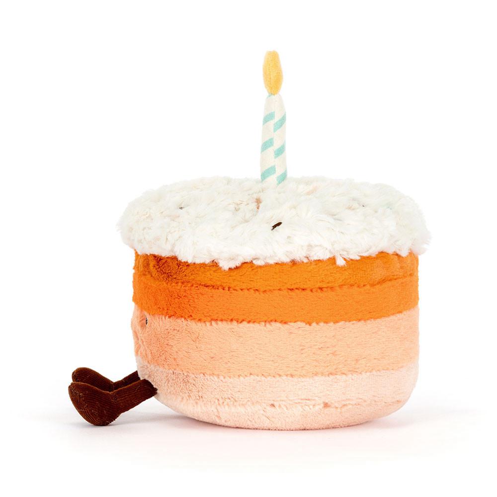 Jellycat Jellina Birthday Cake 13cm x 15cm x 15cm Amuseables Orange | Deutschland  502-EHOKLT