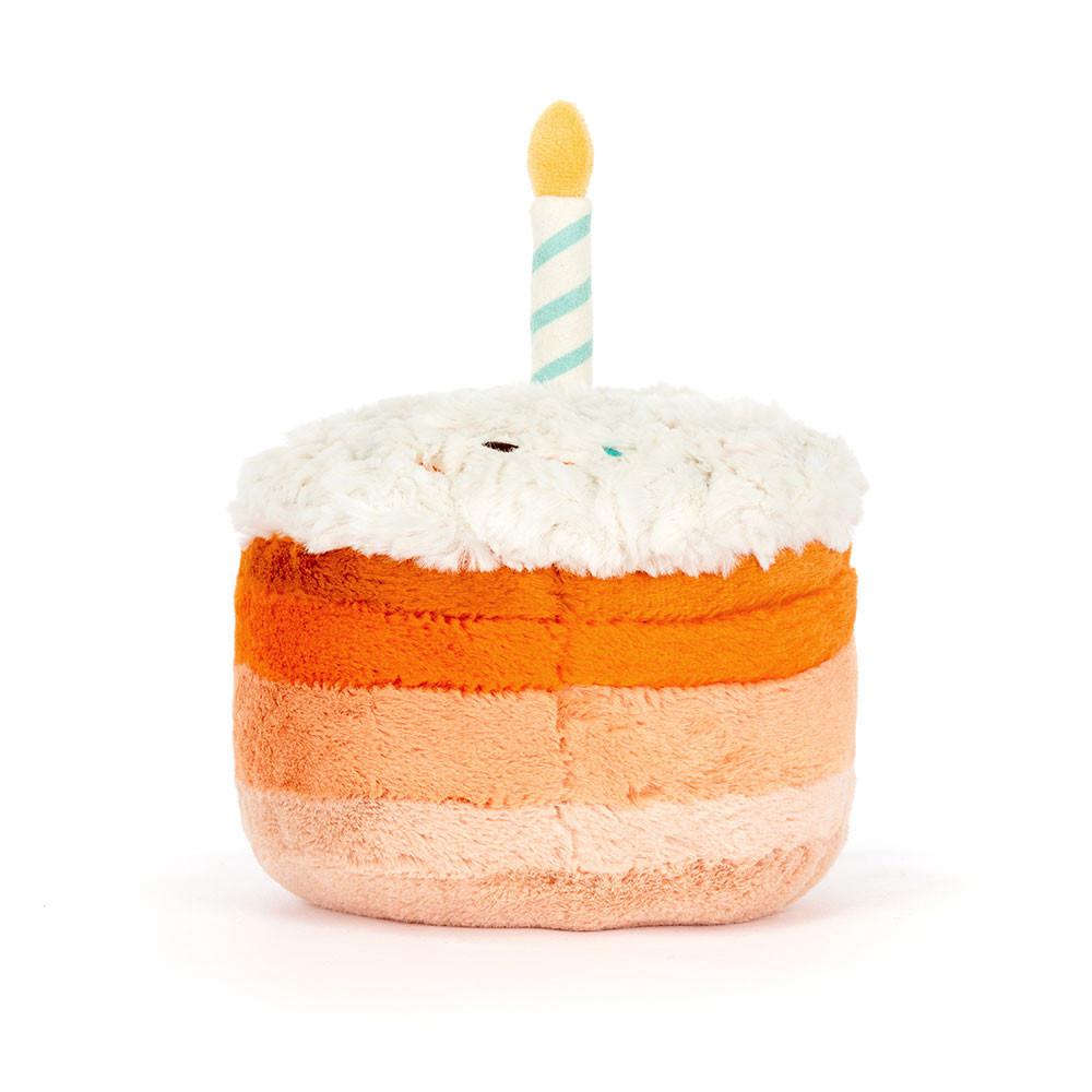 Jellycat Jellina Birthday Cake 13cm x 15cm x 15cm Amuseables Orange | Deutschland  502-EHOKLT