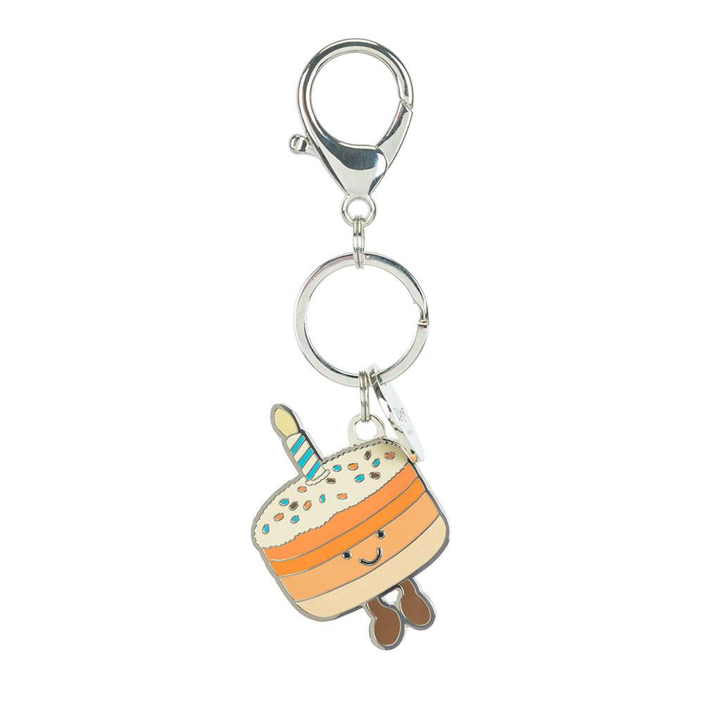 Jellycat Jellina Birthday Cake Keyring 11cm x 3.3cm x 0.3cm Amuseables Orange | Deutschland  081-HUAYMN