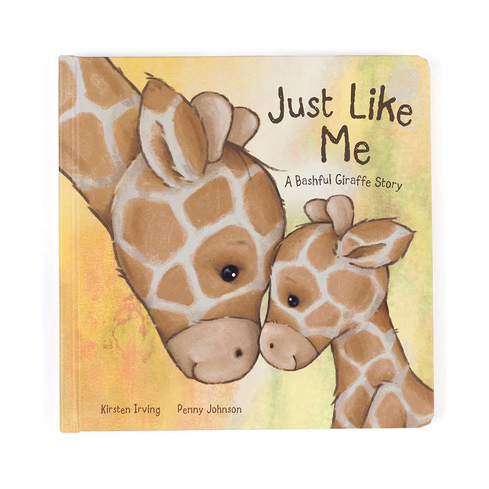 Jellycat Just Like Me Book and Bashful Giraffe Medium Discover Gelb | Deutschland  672-PQFDJZ