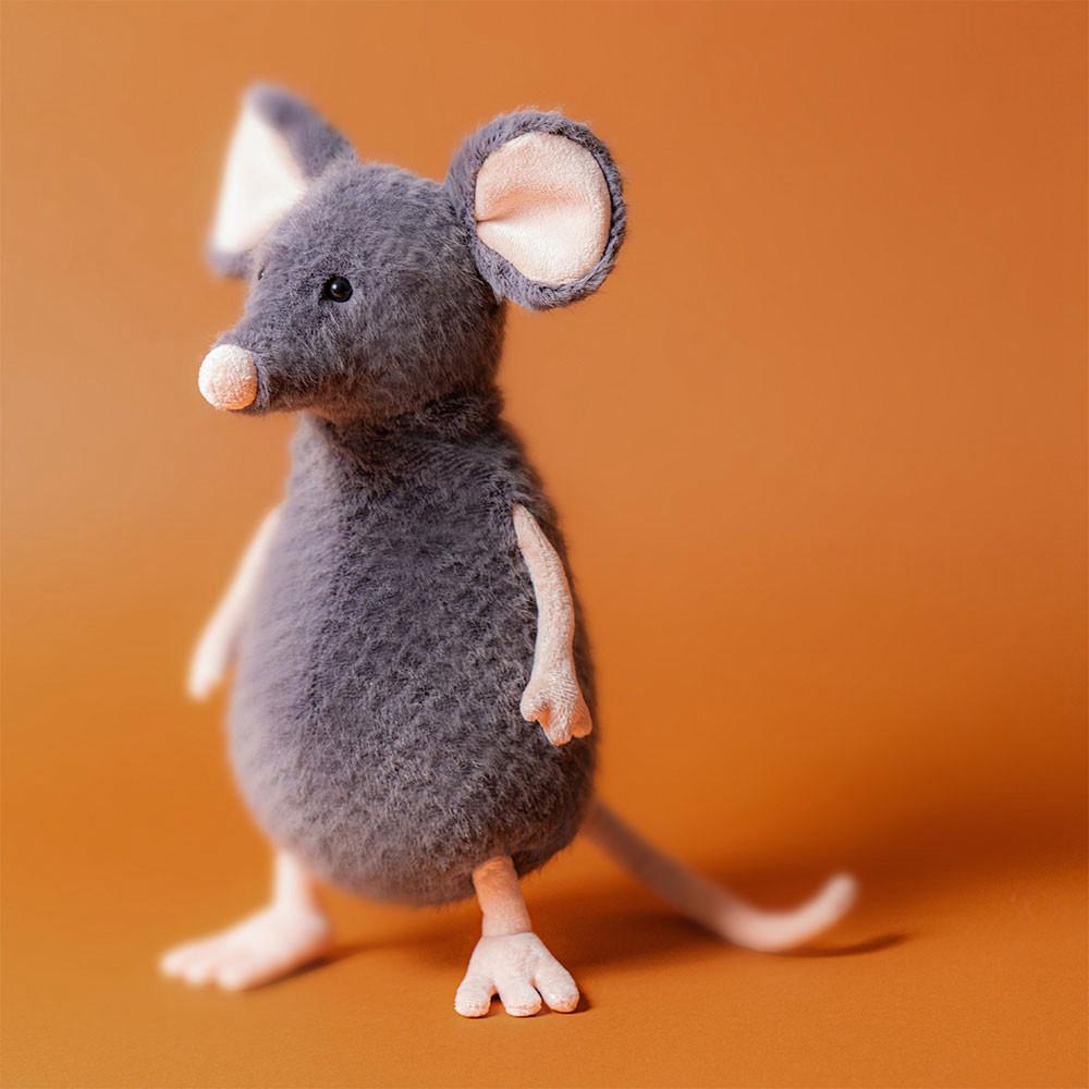 Jellycat Lachlan Sad Rat 27cm x 12cm x 12cm Animals Grau | Deutschland  052-NQIMAB