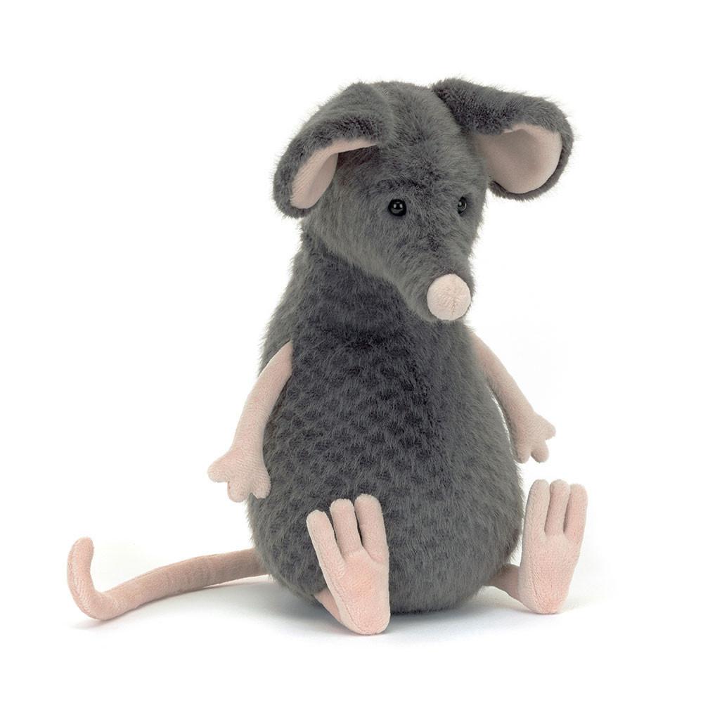 Jellycat Lachlan Sad Rat 27cm x 12cm x 12cm Animals Grau | Deutschland  052-NQIMAB