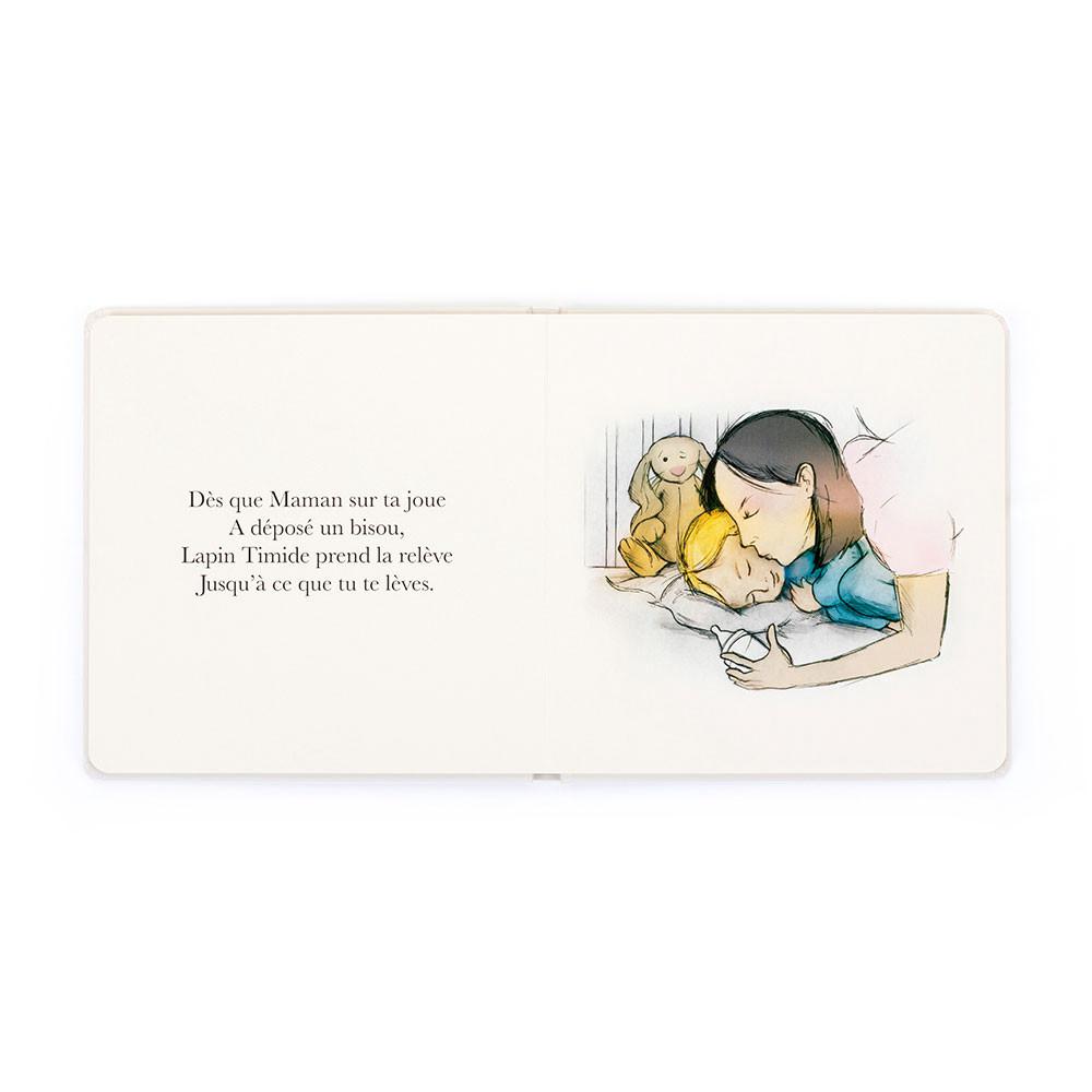 Jellycat Lapin Timide Veille Sur Tes Nuits Livre 19cm x 19cm x 2cm Baby & Books Weiß | Deutschland  506-AGMLVU