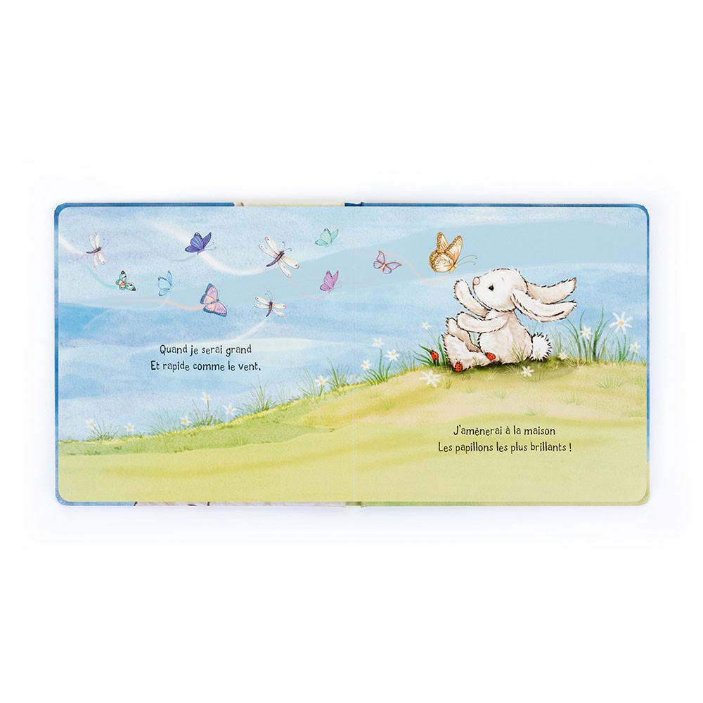 Jellycat Lapin Timide Veut Grandir Livre and Bashful Cream Bunny Medium Discover Weiß | Deutschland  879-PXADIY