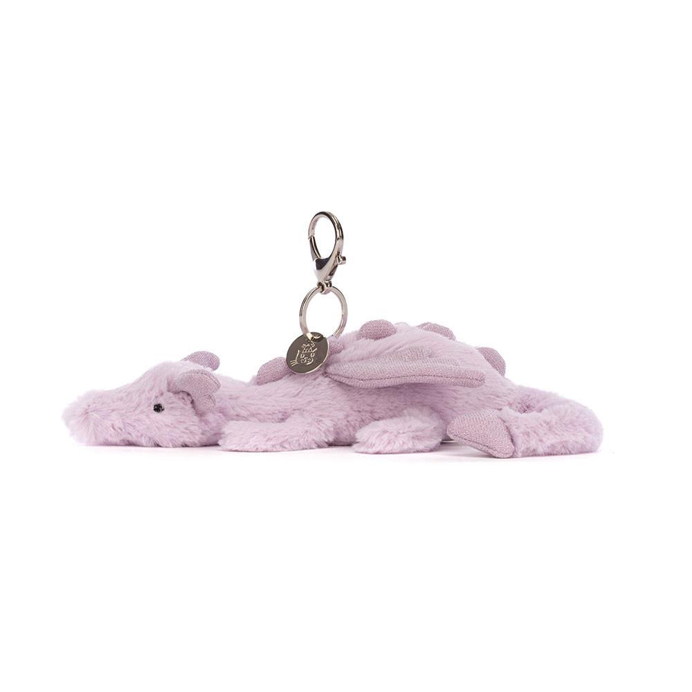 Jellycat Lavender Dragon 12cm x 8cm x 22cm Bag Charm Lila | Deutschland  976-YDBOKV