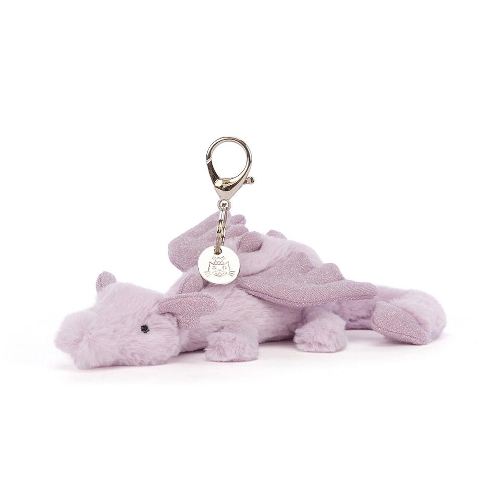 Jellycat Lavender Dragon 12cm x 8cm x 22cm Bag Charm Lila | Deutschland  976-YDBOKV