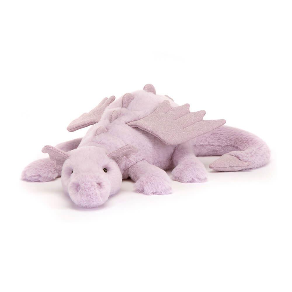 Jellycat Lavender Dragon 4.7in x 5.5in x 19.7in Animals Lila | Deutschland  903-SCIAOL
