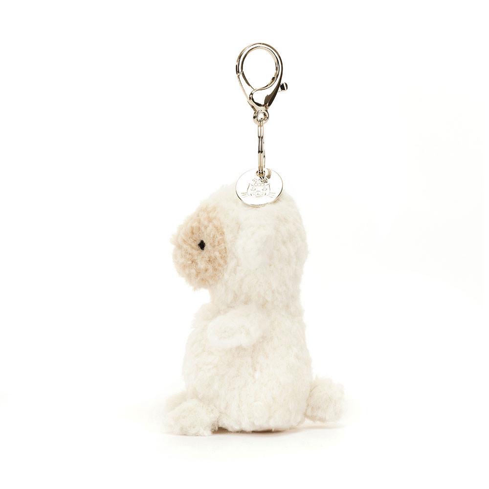 Jellycat Little Lamb 17cm x 6cm x 8cm Bag Charm Weiß | Deutschland  483-BGCYEX
