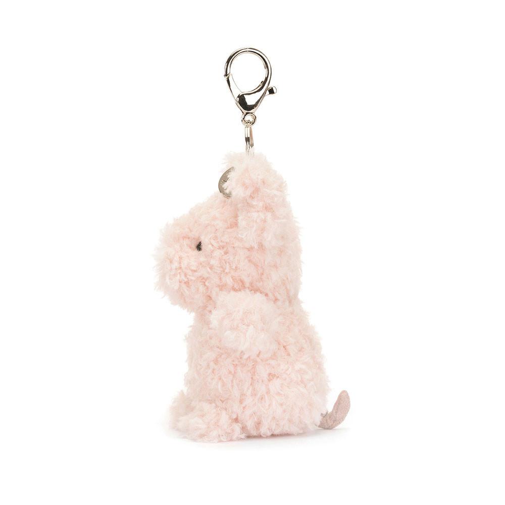 Jellycat Little Pig 17cm x 6cm x 8cm Bag Charm Rosa | Deutschland  601-NKRAVG