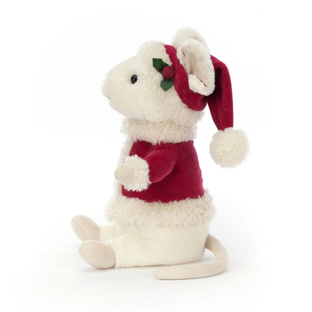 Jellycat Merry Mouse 18cm x 9cm x 9cm Animals Weiß | Deutschland  354-AEYGNZ