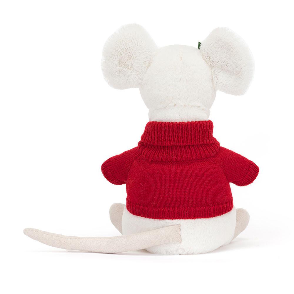 Jellycat Merry Mouse Jumper 18cm x 9cm x 7cm Animals Weiß | Deutschland  867-IWFDVY