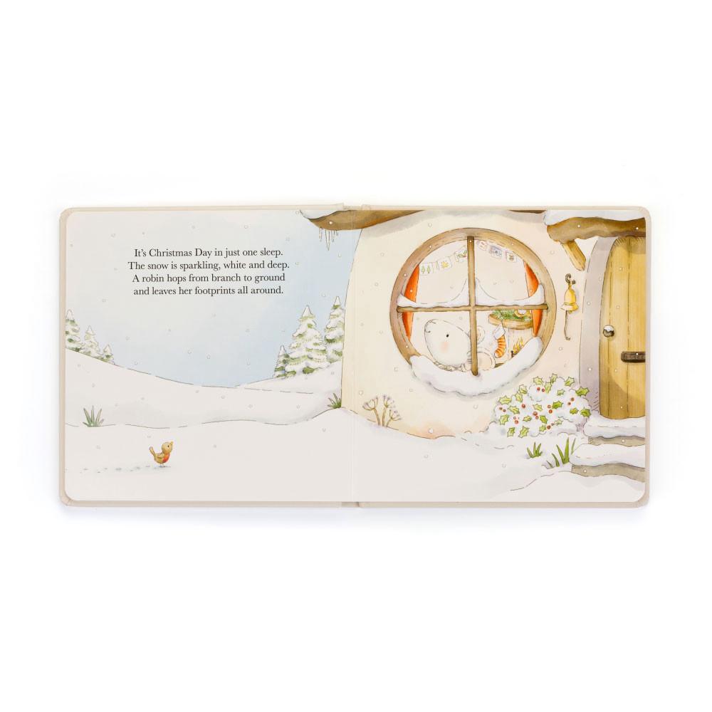 Jellycat Merry Mouse's Christmas Eve Book 19cm x 19cm x 2cm Baby & Books Weiß | Deutschland  831-UYVEGM