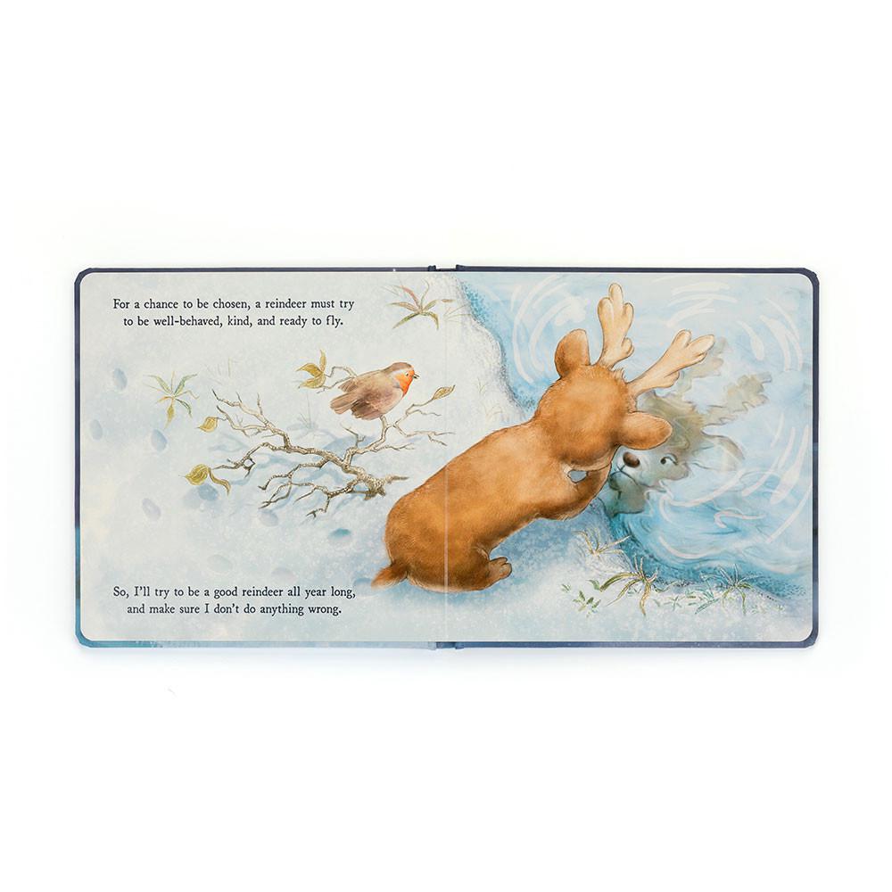 Jellycat Mitzi Reindeer's Dream Book 21cm x 21cm x 2cm Baby & Books Blau | Deutschland  475-RQEAGJ