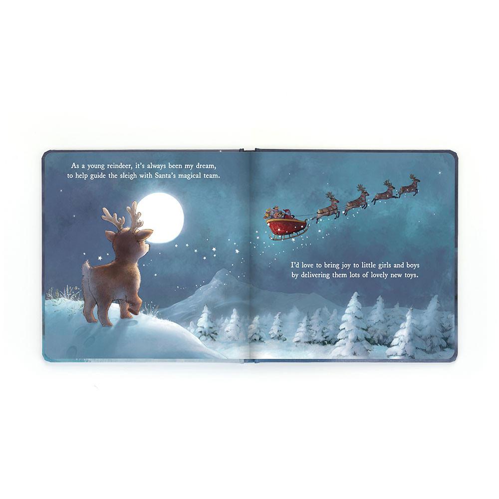 Jellycat Mitzi Reindeer's Dream Book 21cm x 21cm x 2cm Baby & Books Blau | Deutschland  475-RQEAGJ
