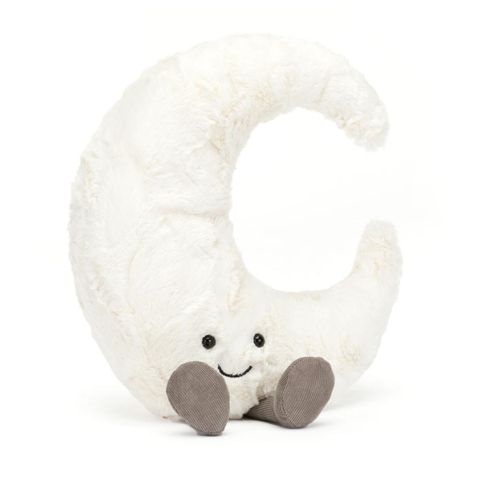 Jellycat Moon 27cm x 18cm x 8cm Amuseables Weiß | Deutschland  019-FHGJXC