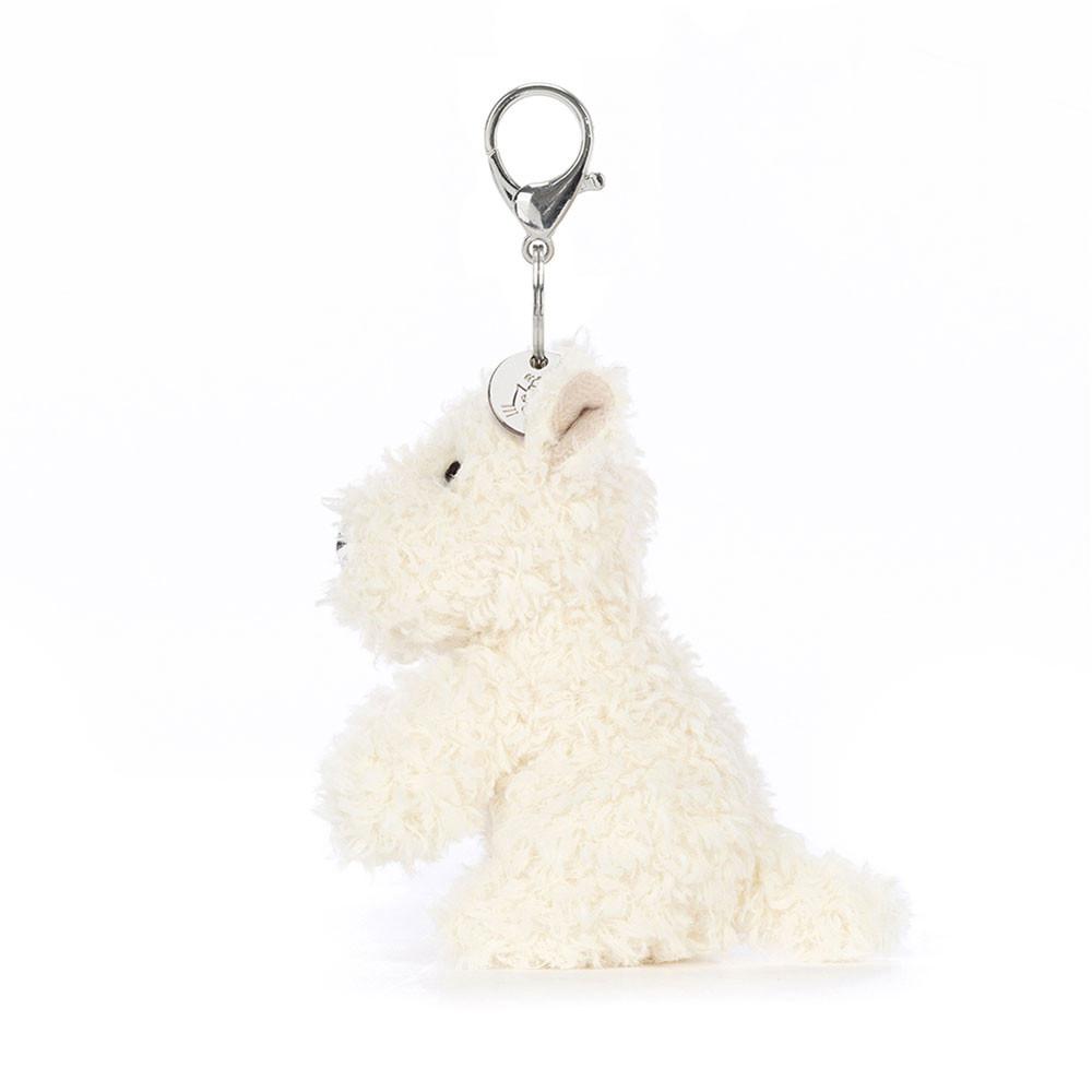 Jellycat Munro Scottie Dog 16cm x 6cm x 5cm Bag Charm Weiß | Deutschland  920-IOWFGR
