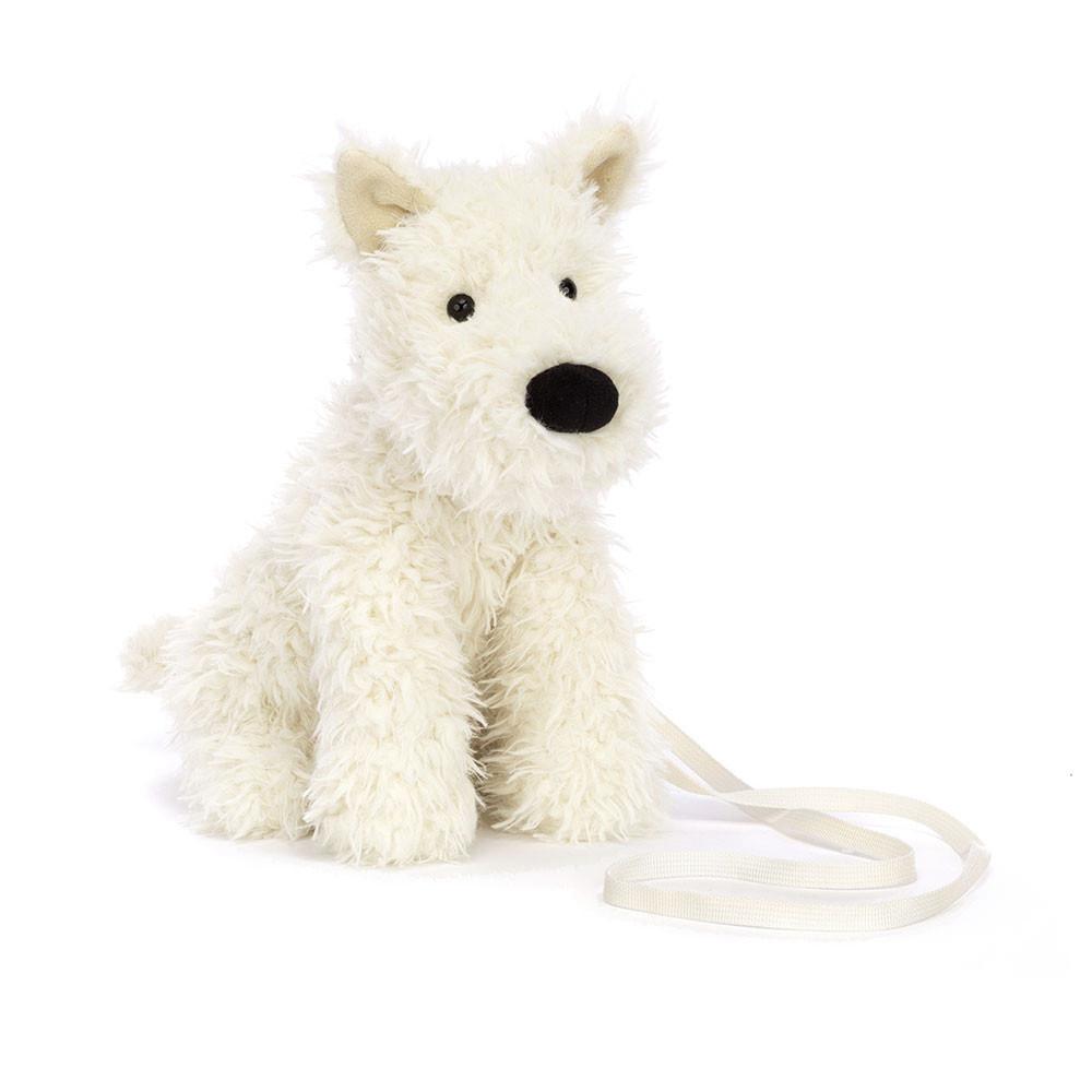 Jellycat Munro Scottie Dog 23cm x 12cm x 10cm Tasche Weiß | Deutschland  918-URZJQF