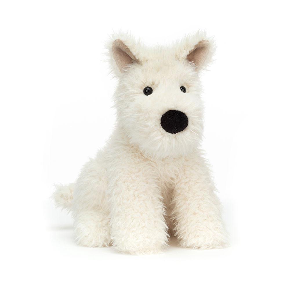 Jellycat Munro Scottie Dog 9.8in x 5.9in x 5.5in Animals Weiß | Deutschland  849-YWQAFM