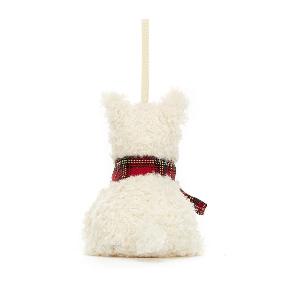 Jellycat Munro Scottie Dog Decoration 4.3in x 2.4in x 2.0in Animals Weiß | Deutschland  108-KUBQDS