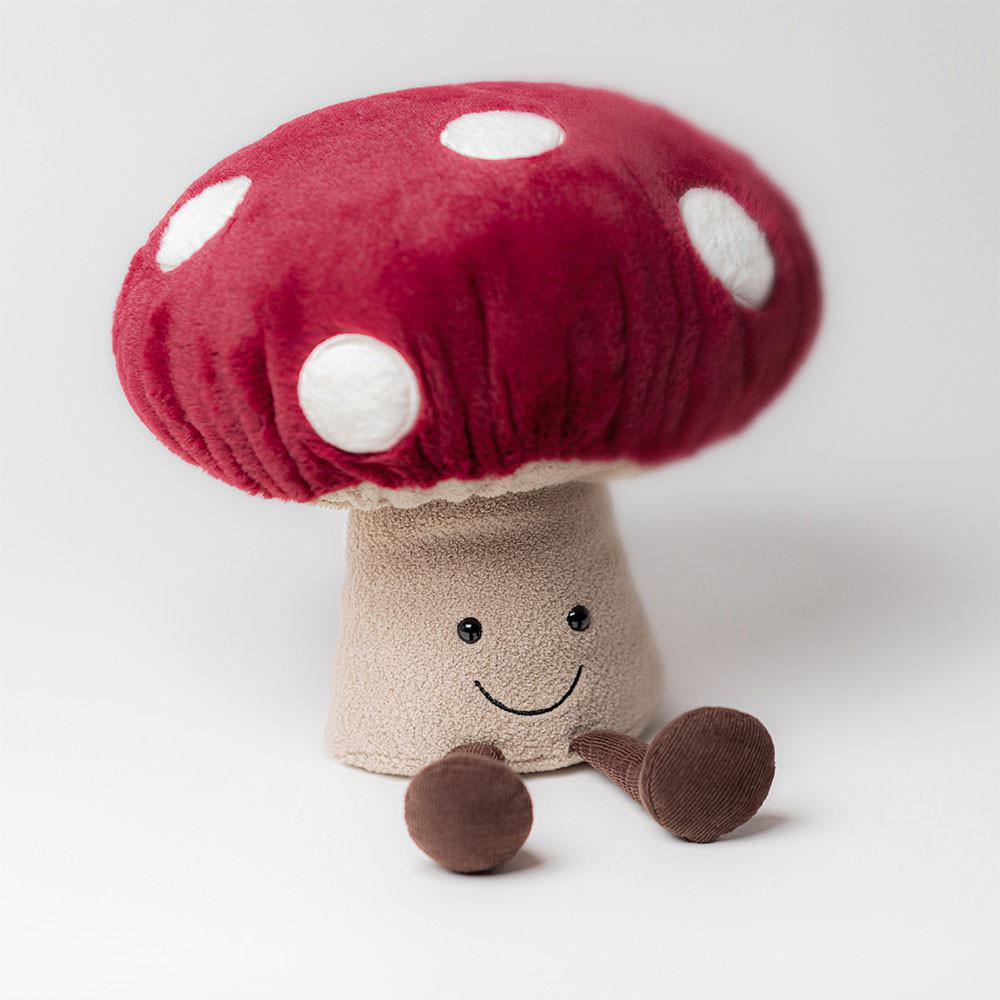 Jellycat Mushroom 28cm x 11cm x 9cm Amuseables Rot | Deutschland  923-FTPLZI