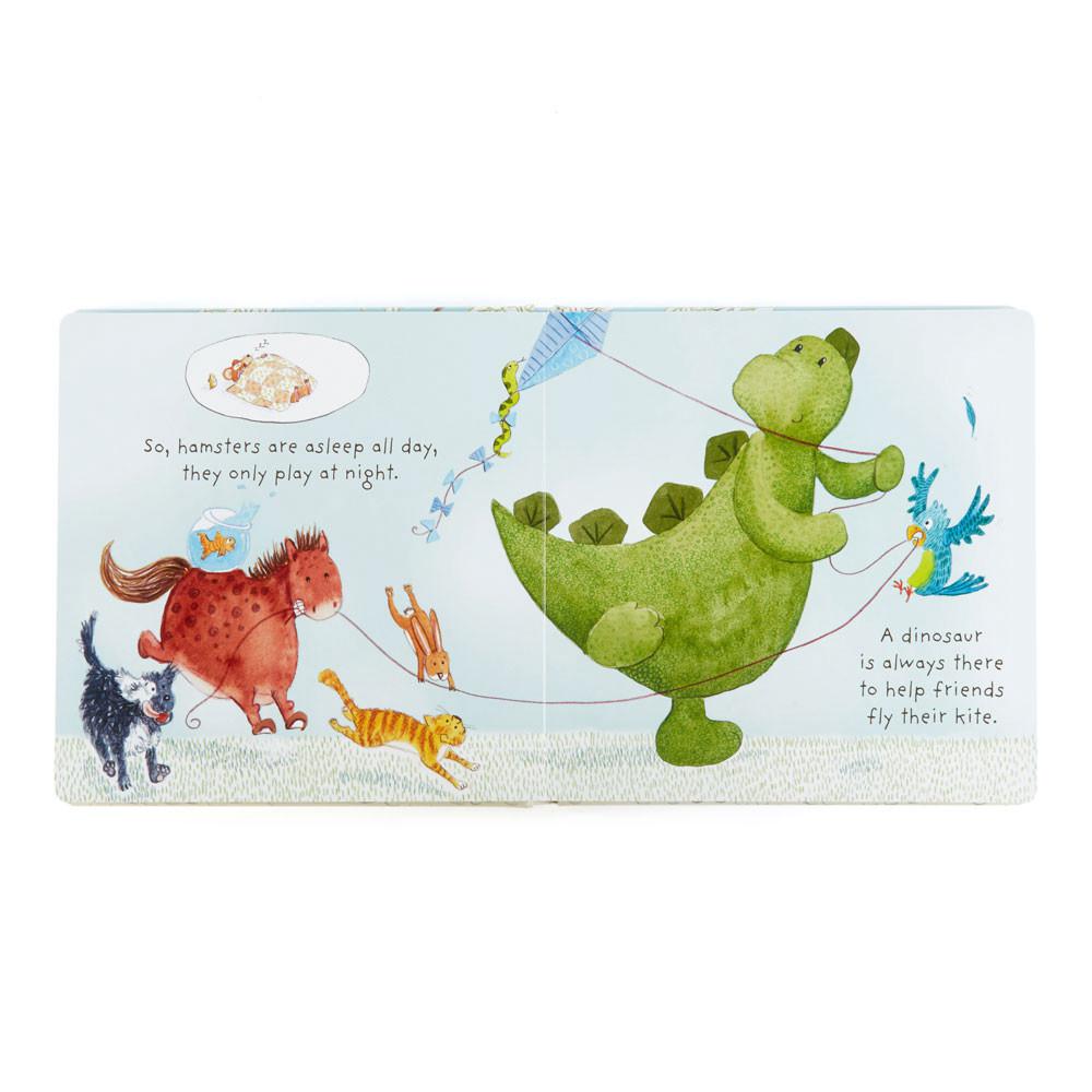 Jellycat My Best Pet Book and Bashful Dino Medium Discover Grün | Deutschland  657-INMYVG