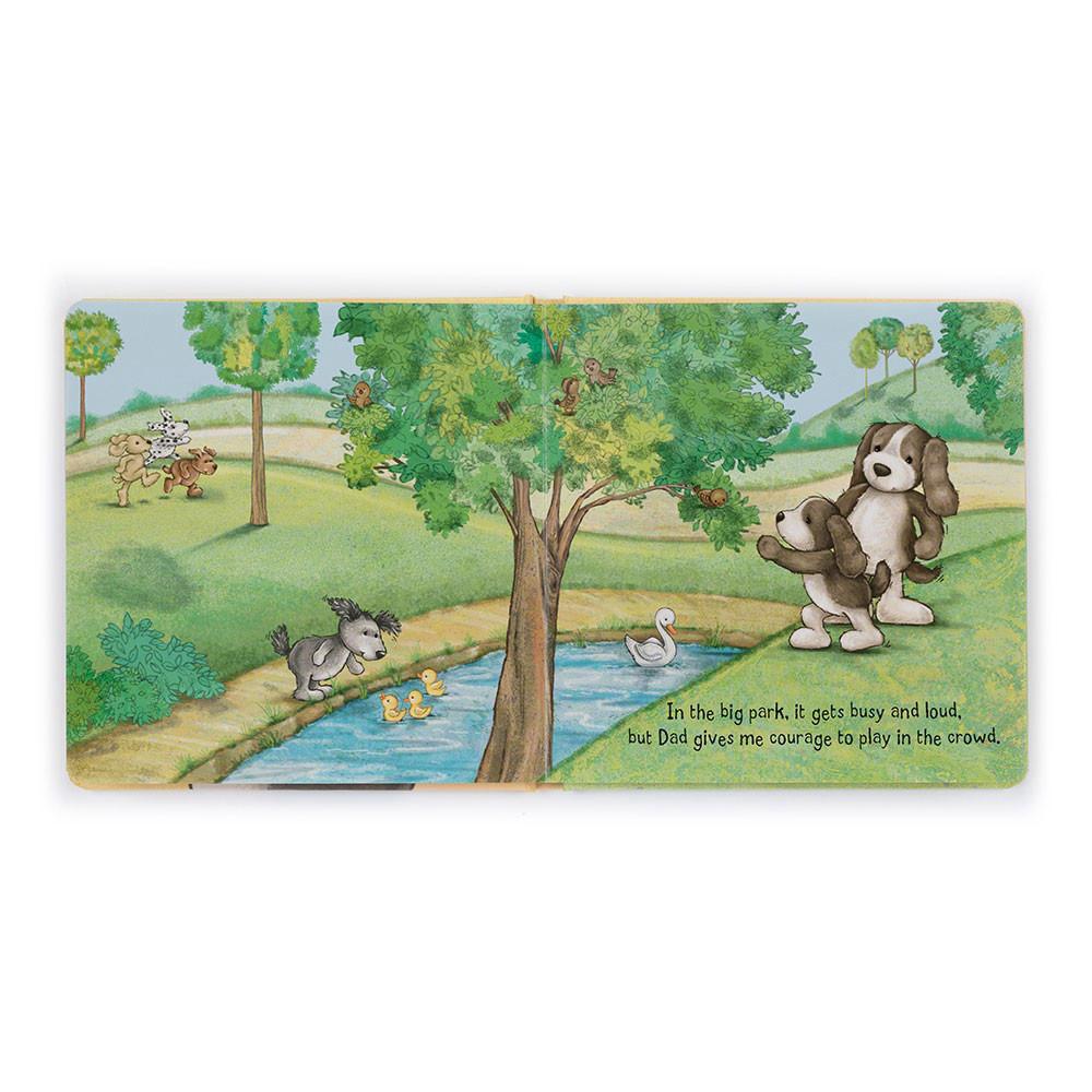 Jellycat My Dad and Me Book and Bashful Fudge Puppy Medium Baby & Books Braun | Deutschland  698-YRIUMJ