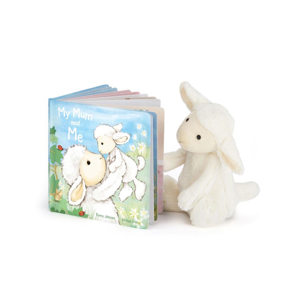 Jellycat My Mum and Me Book and Bashful Lamb Medium Baby & Books Weiß | Deutschland  259-SVIUZQ