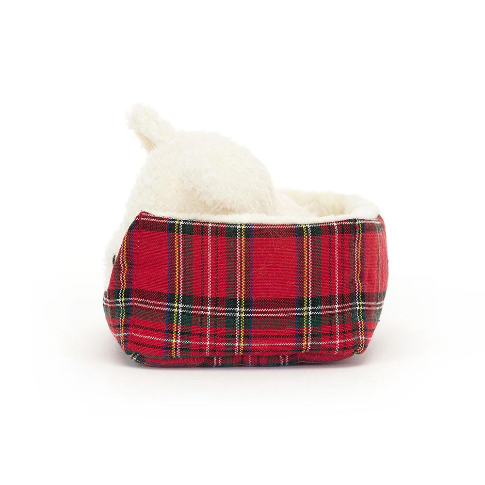 Jellycat Napping Nipper Westie 10cm x 15cm x 12cm Animals Weiß | Deutschland  860-HQXNPK