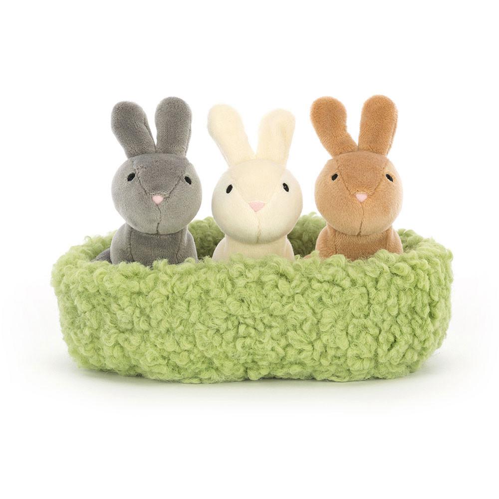 Jellycat Nesting Bunnies 11cm x 13cm x 13cm Animals Braun | Deutschland  928-XCPSDU
