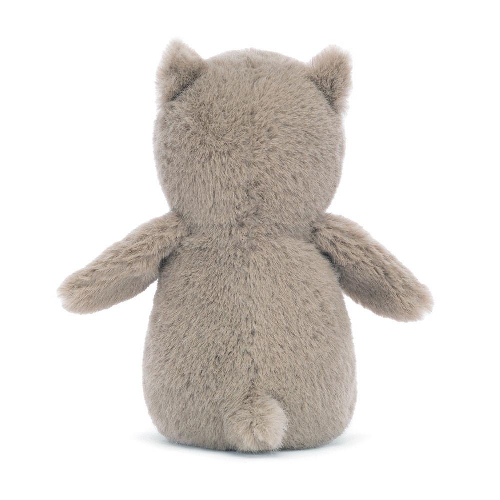 Jellycat Nippit Owl 14cm x 7cm x 6cm Animals Grau | Deutschland  716-AFPNOE