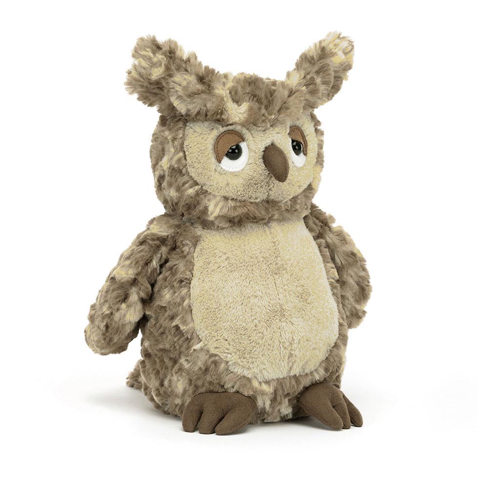 Jellycat Oberon Owl 27cm x 12cm x 11cm Animals Beige | Deutschland  204-GODHYB