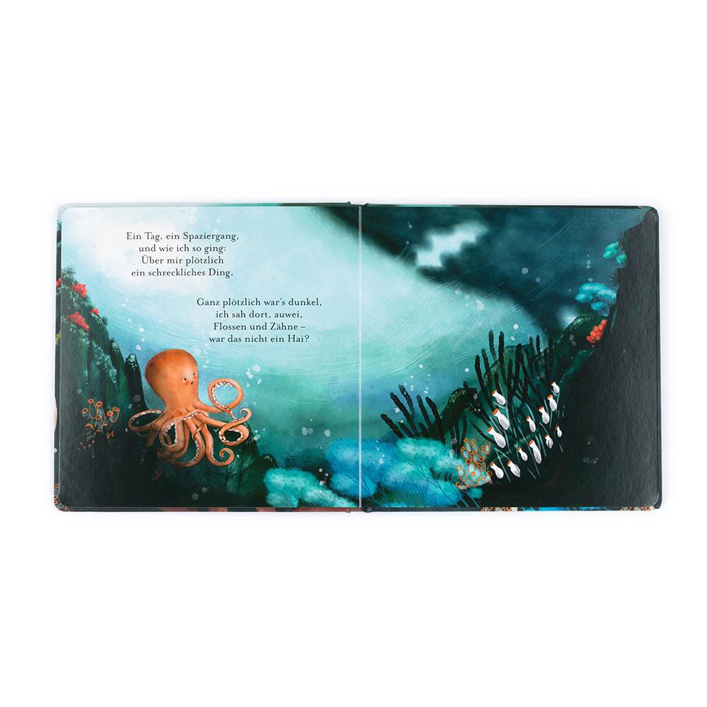 Jellycat Odell, Der Furchtlose Oktopus Buch 23cm x 23cm x 2cm Baby & Books Orange | Deutschland  954-NAXYKL