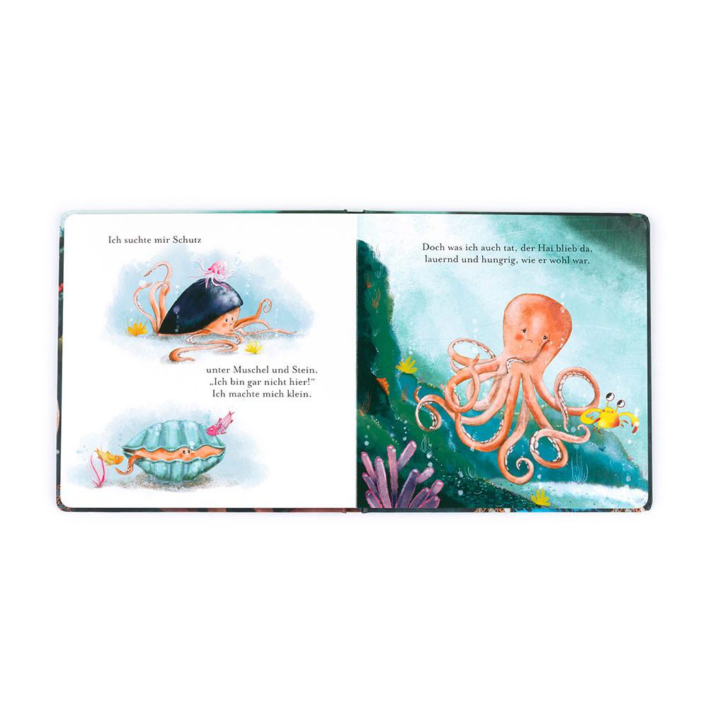 Jellycat Odell, Der Furchtlose Oktopus Buch 23cm x 23cm x 2cm Baby & Books Orange | Deutschland  954-NAXYKL