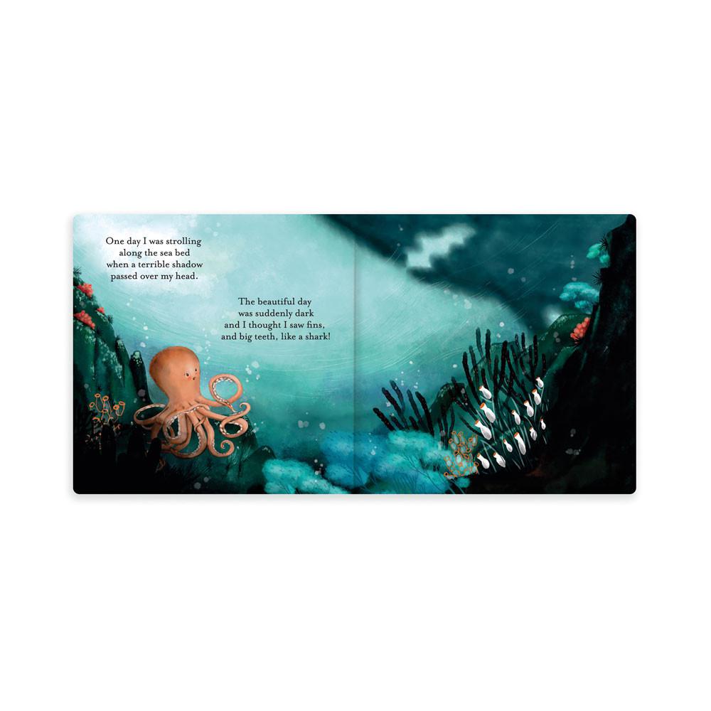 Jellycat Odell, The Fearless Octopus Book 23cm x 23cm x 2cm Baby & Books Orange | Deutschland  198-YDFIJM